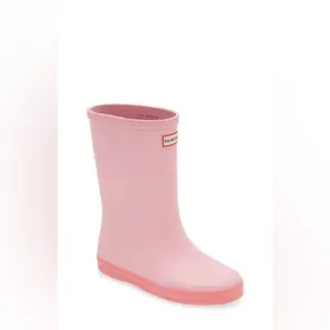 Hunter Kids First Classic Rain Boots Blush Pink Shiver Little Kids 2 M NIB