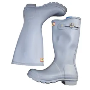 Hunter Kids Orginal unisex light blue rubber rain boots 6G 5B