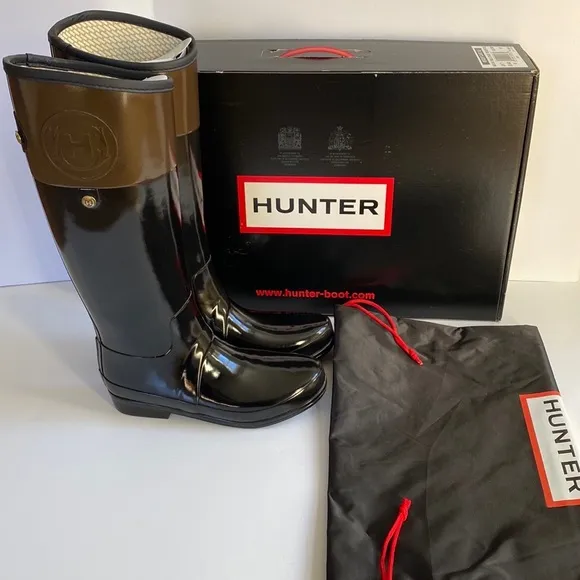 Hunter Regent Carlyle Regal Rain Boots NIB