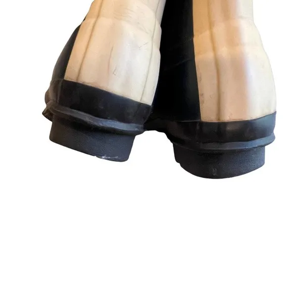 Hunter Women's Black Original Contrast Knee High Rain Boots Size US 5
