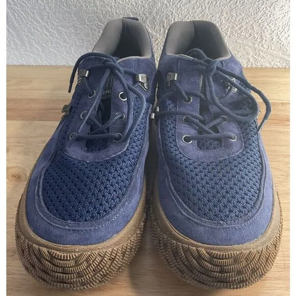 HYBRID GREEN LABEL Curious Suede Sneaker HGL3017 Blue Size 13