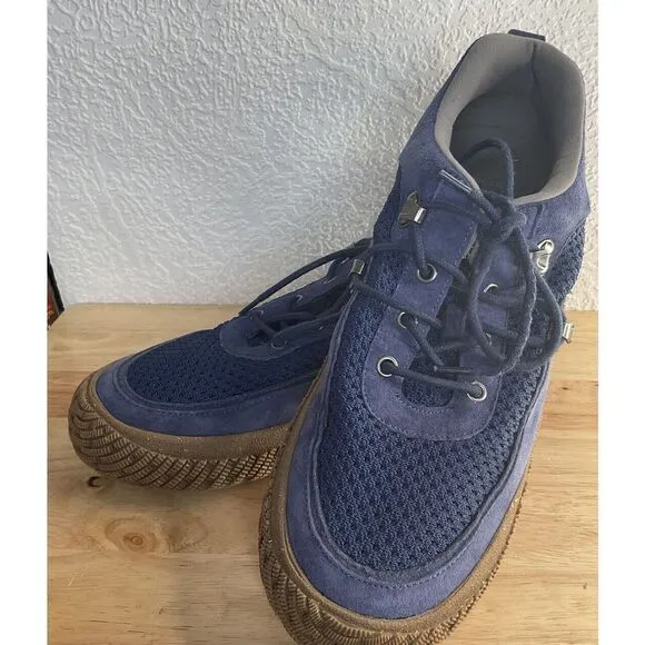 HYBRID GREEN LABEL Curious Suede Sneaker HGL3017 Blue Size 13