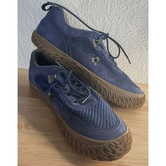 HYBRID GREEN LABEL Curious Suede Sneaker HGL3017 Blue Size 13