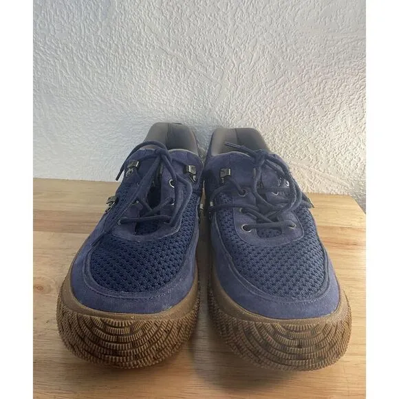 HYBRID GREEN LABEL Curious Suede Sneaker HGL3017 Blue Size 13