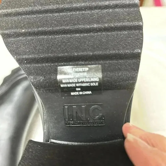 INC rubber boots