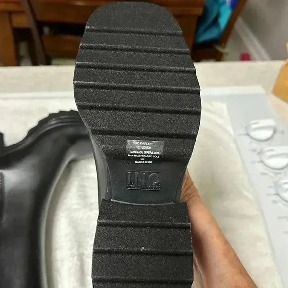 INC rubber boots