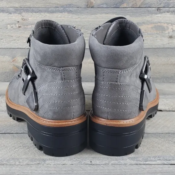Indigo rd. IrBIS Ankle Boots Gray Lace up/zipper