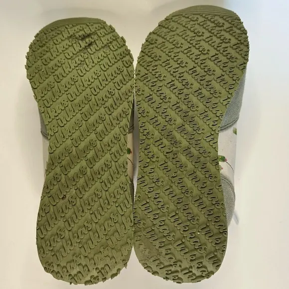 Inkkas Prickly Pear Jogger Shoes Ladies Size Women's Size 8 Cactus Green Leather