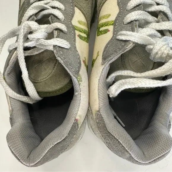 Inkkas Prickly Pear Jogger Shoes Ladies Size Women's Size 8 Cactus Green Leather