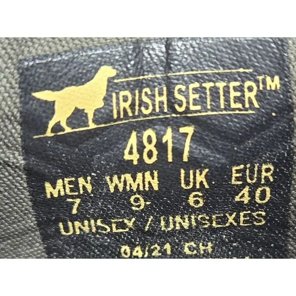 Irish Setter Mud Paw Shoes Mens 7 Womens 9 Rubber Low Rise Slip On‎ Hunting