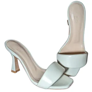 IRO Paris YOLANDA Leather MULES SANDALS Cream Lambskin sz 36 US 5.5 $375