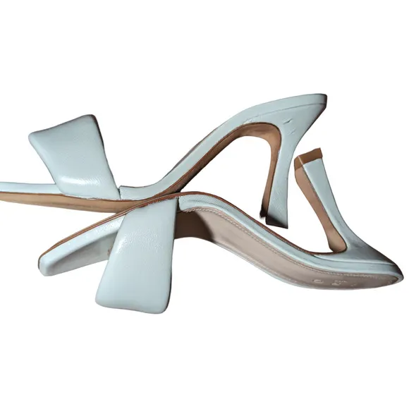 IRO Paris YOLANDA Leather MULES SANDALS Cream Lambskin sz 36 US 5.5 $375
