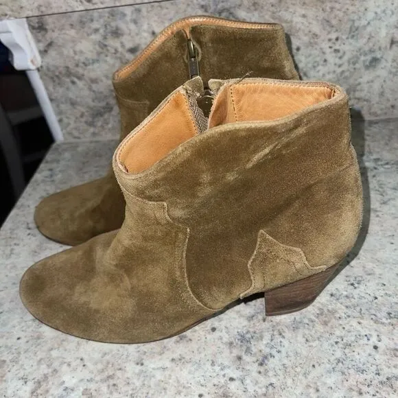Isabel Marant dewina suede western boots