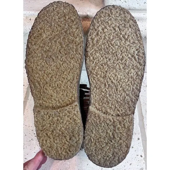J Crew Fringed Macalister Suede Boot Tassel Laces Grey Tan Size 9 NWOB