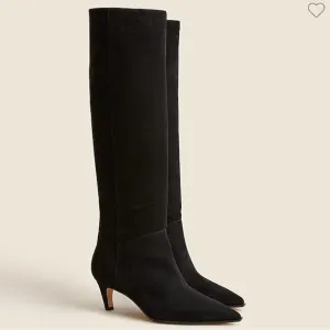 J. Crew Stevie knee-high pull on suede boots dark academia old money sz9 preppy