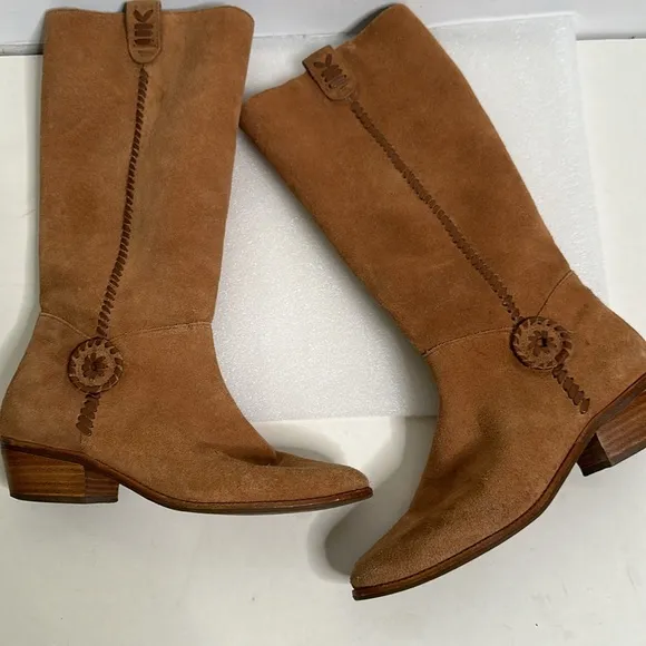Jack Ragers sawyer brown suede boots size 8
