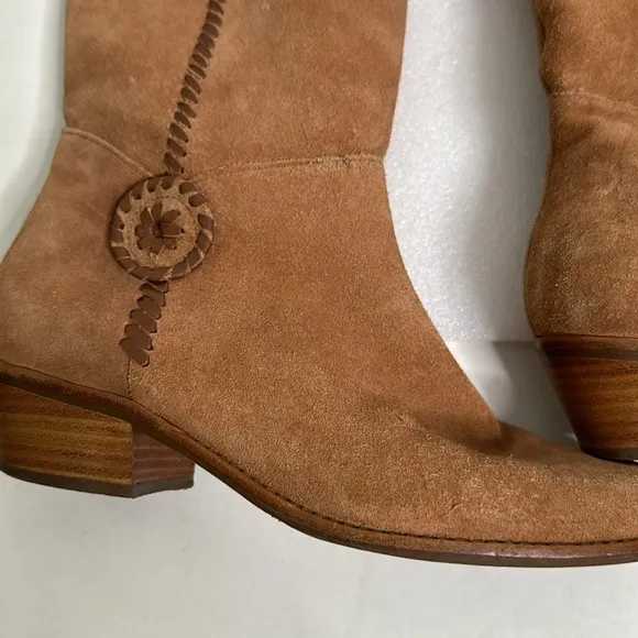 Jack Ragers sawyer brown suede boots size 8