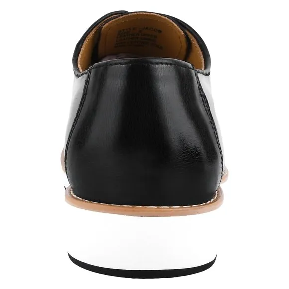 Jacob Small Croco Texture Casual Oxford Dress Shoes