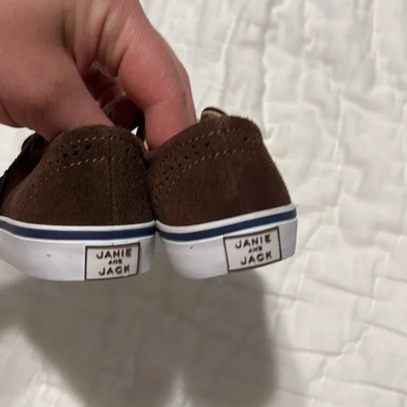 Janie and Jack brown suede shoes