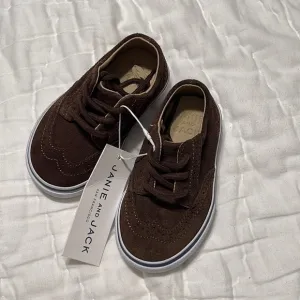 Janie and Jack brown suede shoes