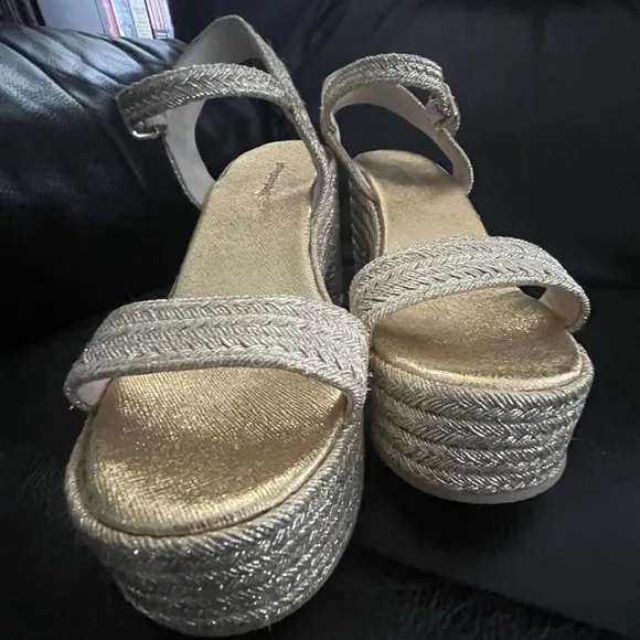 Jeffrey Campbell Asueto raffia platform espadrille EU size 40