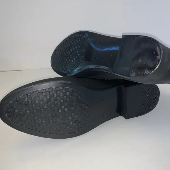 Jeffrey Campbell Black Rubber Rain Boots NWOT 10 B16/15