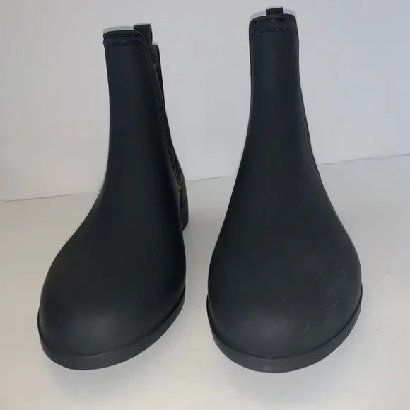 Jeffrey Campbell Black Rubber Rain Boots NWOT 10 B16/15