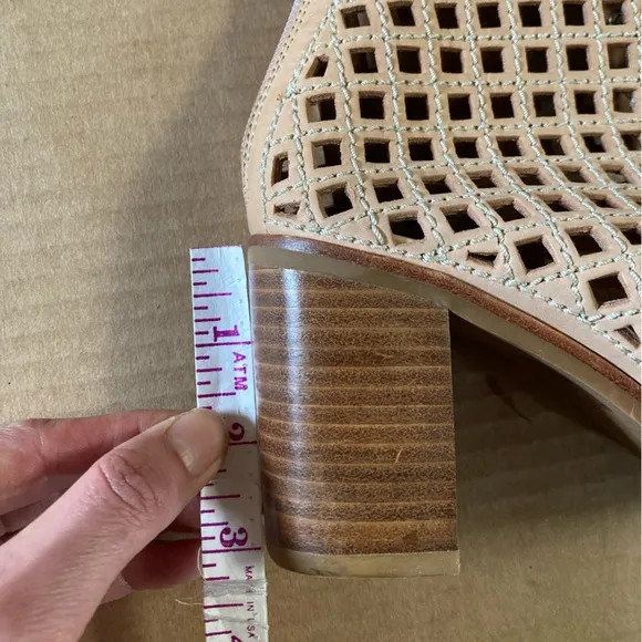 Jeffrey Campbell Cors Cut 2 Laser Block Heels size 8.5