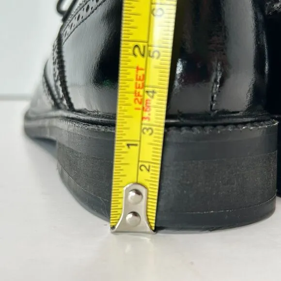 Jeffrey Campbell Moyra Patent Leather Wingtip Oxford Black Women's 7.5 Tried On