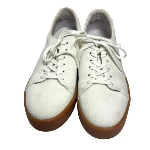 Jenni Kayne White Canvas Skater Sneakers Sz. 37 (US 7)