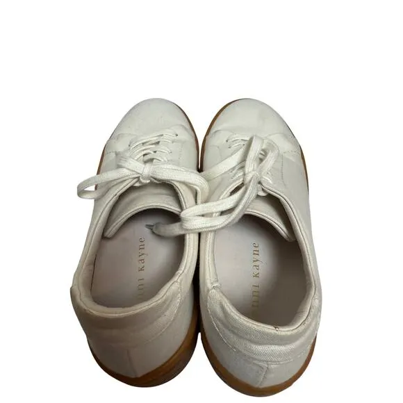 Jenni Kayne White Canvas Skater Sneakers Sz. 37 (US 7)