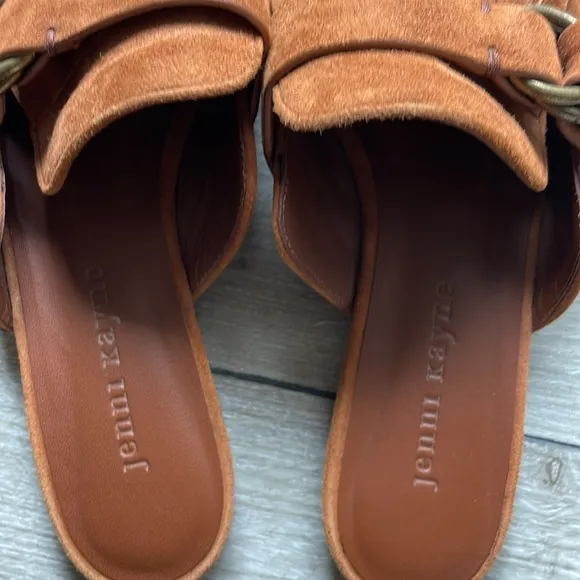 Jenni Kayne Women's Brown Suede Mules