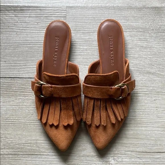 Jenni Kayne Women's Brown Suede Mules