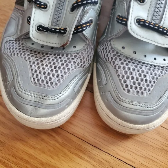 Jeremy Scott Adidas Gray Winged Sneakers Mens Sz 9 Vintage.