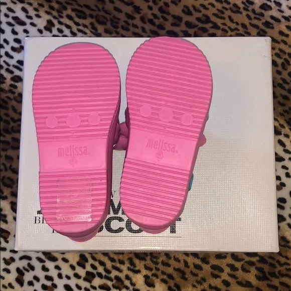 Jeremy Scott Melissa rubber monkey rain boots pink