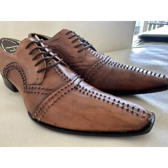 Jo Ghost Men’s Leather Shoes Pixie Knot Sz 41 US 8‎ RARE 750$ Shoes