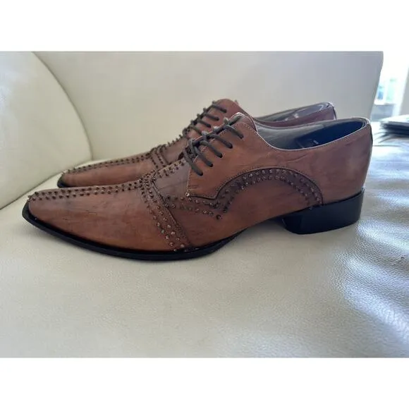 Jo Ghost Men’s Leather Shoes Pixie Knot Sz 41 US 8‎ RARE 750$ Shoes