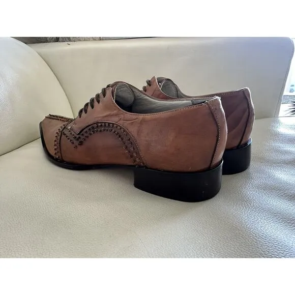 Jo Ghost Men’s Leather Shoes Pixie Knot Sz 41 US 8‎ RARE 750$ Shoes