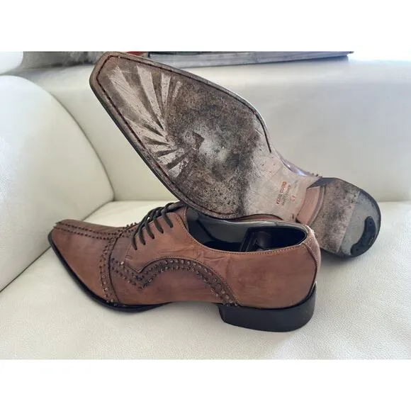 Jo Ghost Men’s Leather Shoes Pixie Knot Sz 41 US 8‎ RARE 750$ Shoes
