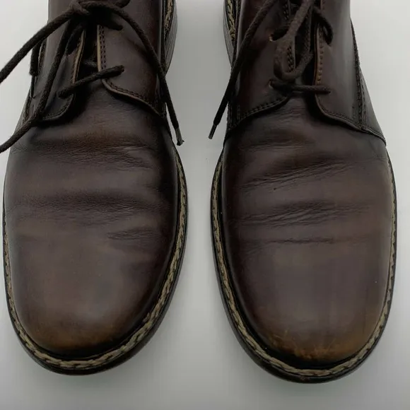 John Varvatos 10.5 M Leather Casual Oxfords Shoes
