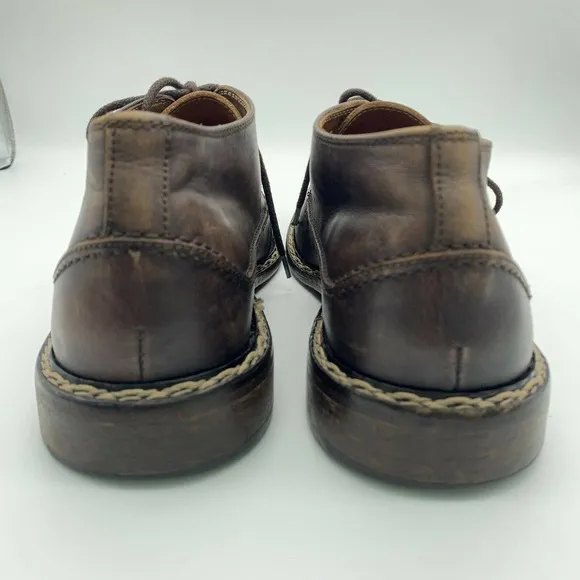 John Varvatos 10.5 M Leather Casual Oxfords Shoes