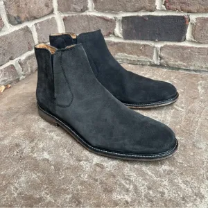 John Varvatos Dark Gray Chelsea Suede Boot Sz 8