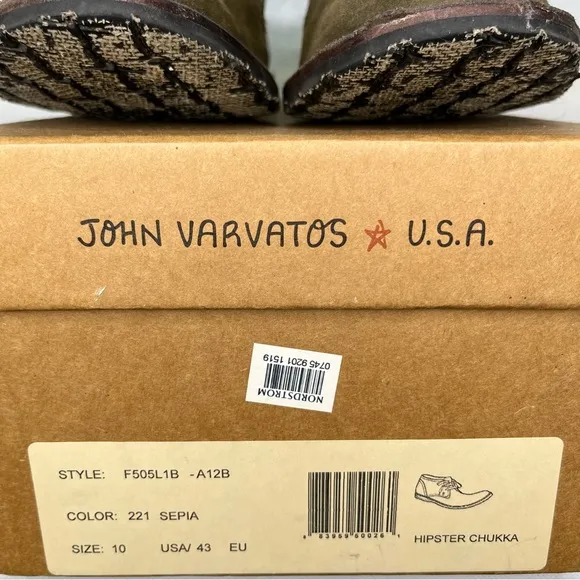 John Varvatos Hiptser Suede Chukka Boots