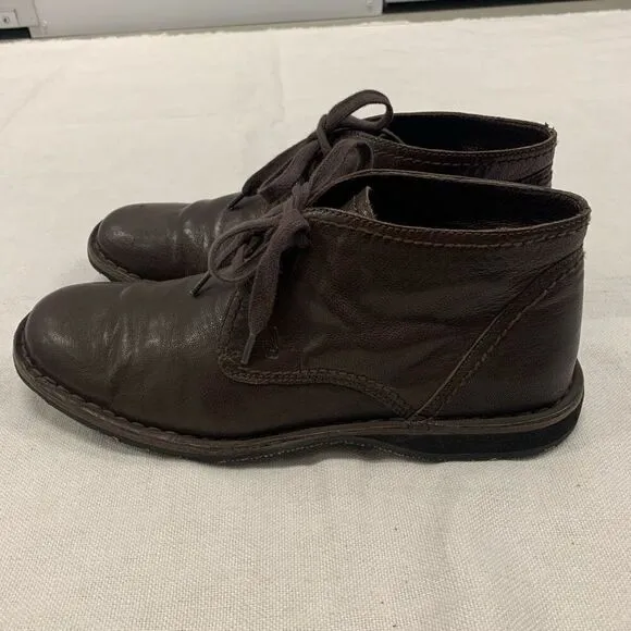 John Varvatos Sz 9 Hipster Men's Chukka ankle Boots shoes Leather Brown
