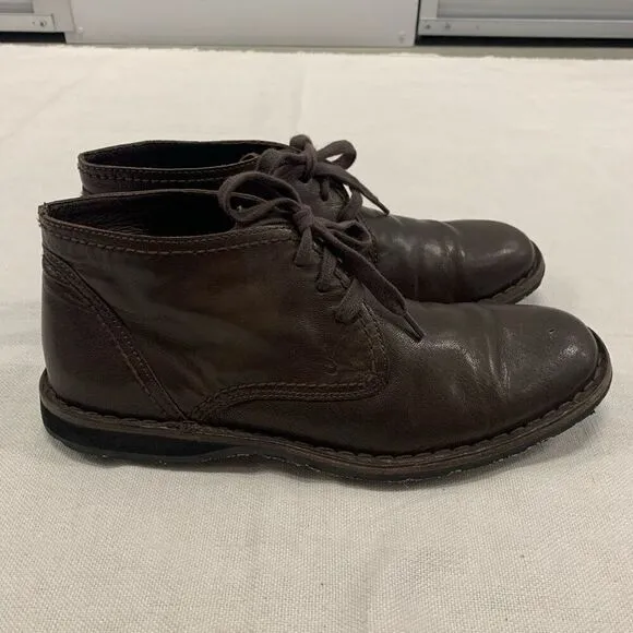 John Varvatos Sz 9 Hipster Men's Chukka ankle Boots shoes Leather Brown