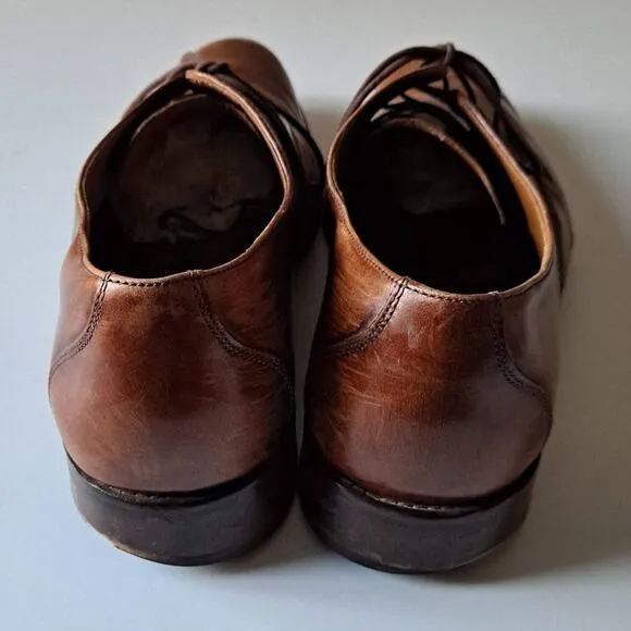 Johnston &amp; Murphy Brown Leather LaceUp Shoes Mens Size 11M