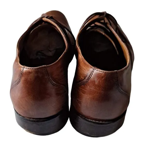 Johnston &amp; Murphy Brown Leather LaceUp Shoes Mens Size 11M