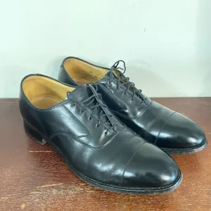 Johnston &amp; Murphy Crown Aristocrat Black Leather Dress Shoes Men’s Size:10