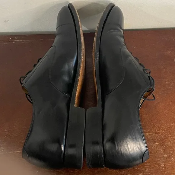 Johnston &amp; Murphy Crown Aristocrat Black Leather Dress Shoes Men’s Size:10