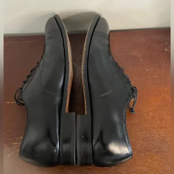 Johnston &amp; Murphy Crown Aristocrat Black Leather Dress Shoes Men’s Size:10
